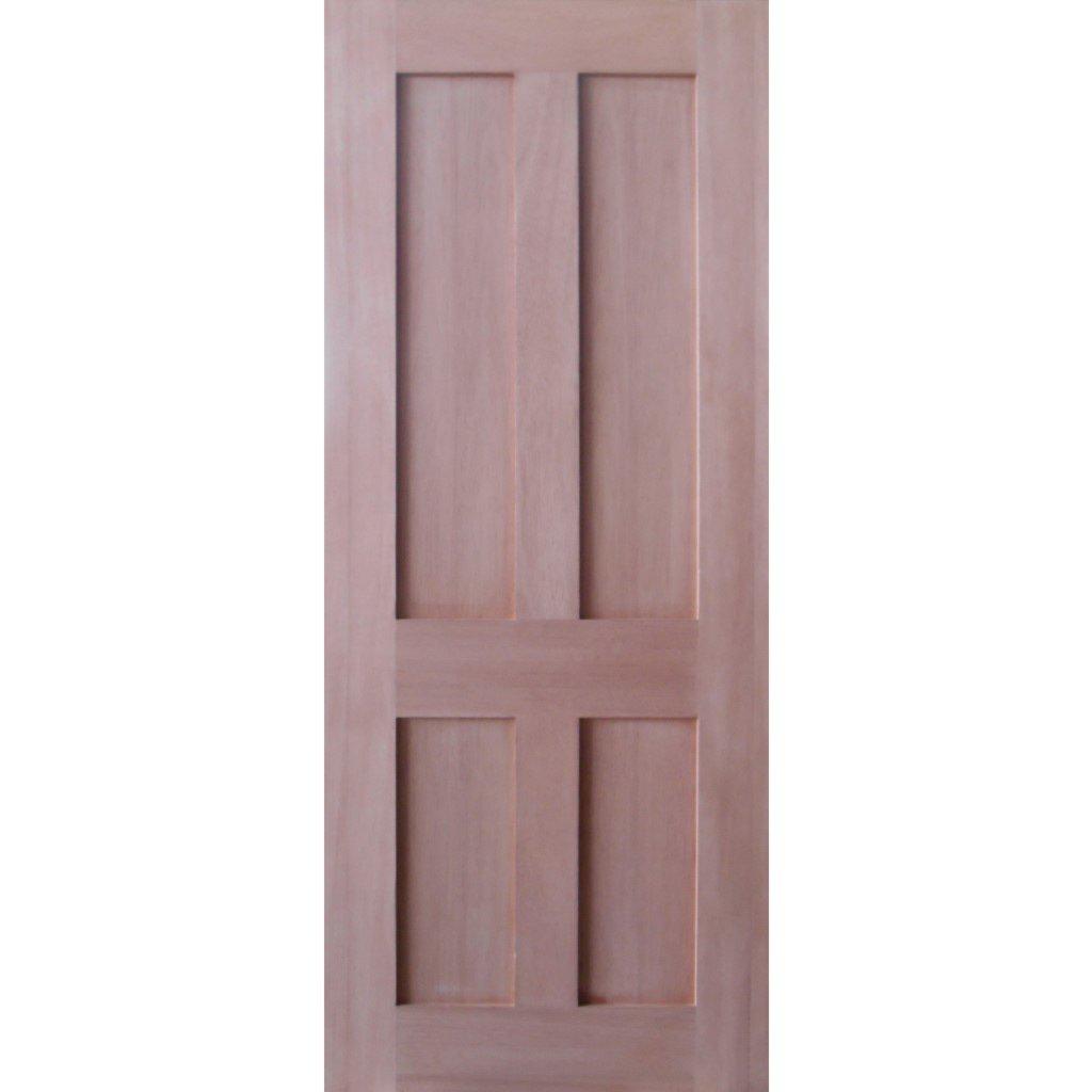 Solid Interior Flat 4 Panel Door
