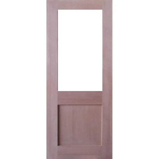 Solid Interior Glass 2 Panel Door