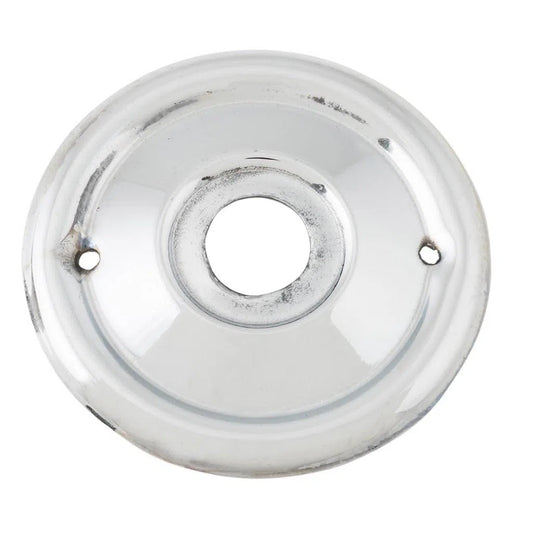 Tradco Backplate For Milled Edge Mortice Knob Pair Chrome Plated D46mm