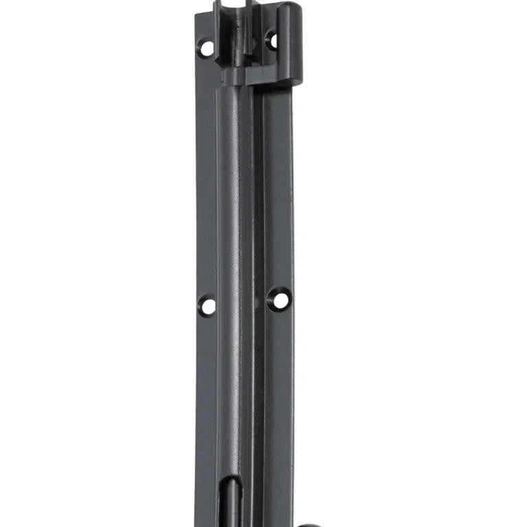 Tradco Barrel Bolt Offset Matt Black L150mm