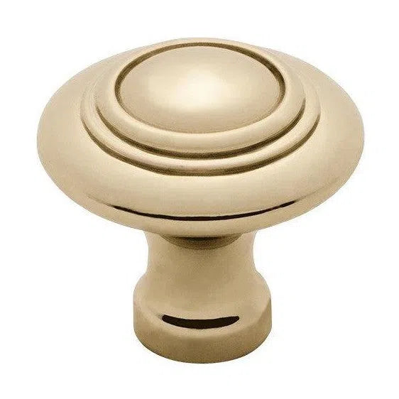 Tradco Cupboard Knob Domed Polished Brass D38xP35mm