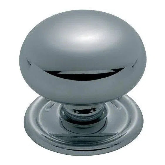 Tradco Cupboard Knob Sheet Brass Chrome Plated D38xP35mm