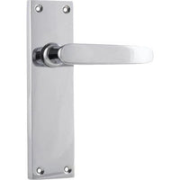 Tradco Door Handle Balmoral Latch Pair Chrome Plated