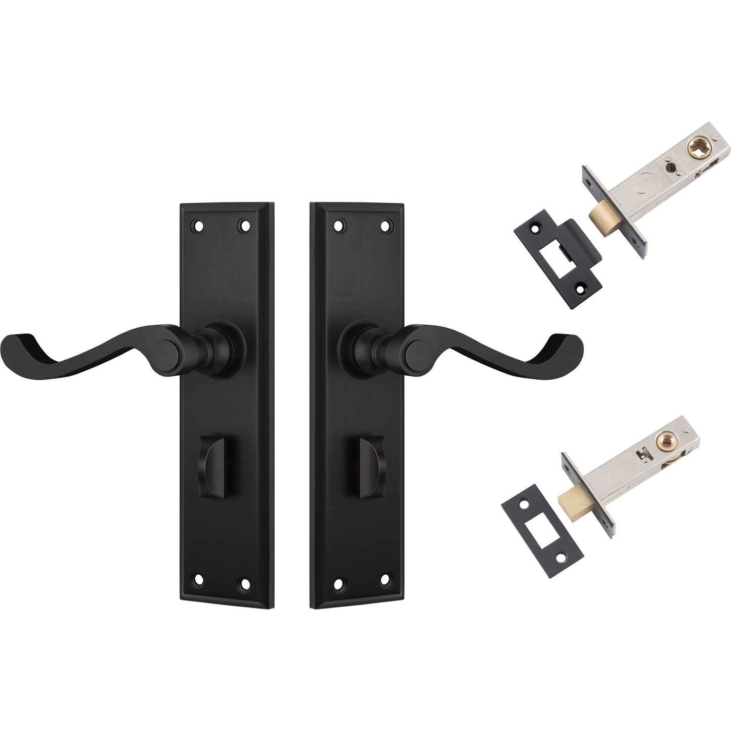 Tradco Door Handle Milton Antique Copper Privacy Set