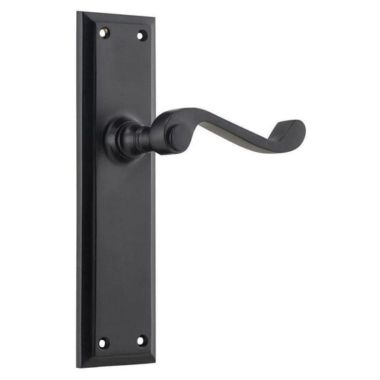 Tradco Door Handle Milton Latch Pair Matt Black
