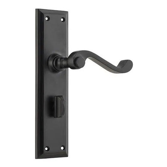 Tradco Door Handle Milton Privacy Pair Matt Black