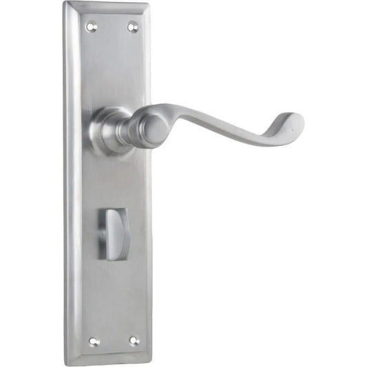 Tradco Door Handle Milton Privacy Pair Satin Chrome