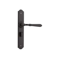 Tradco Door Handle Reims Privacy Pair Matt Black