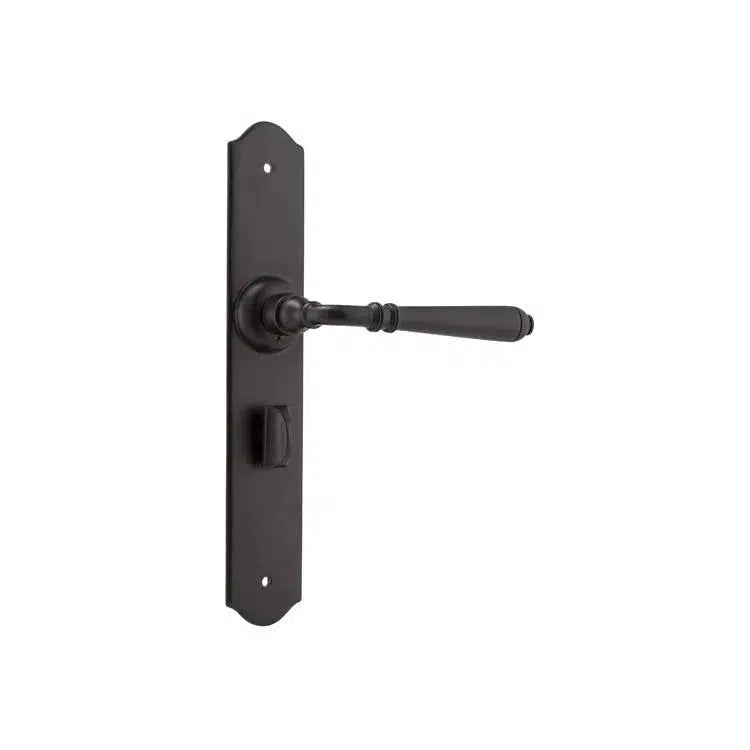 Tradco Door Handle Reims Privacy Pair Matt Black