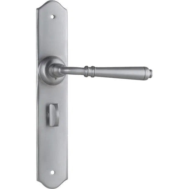 Tradco Door Handle Reims Privacy Pair Satin Chrome