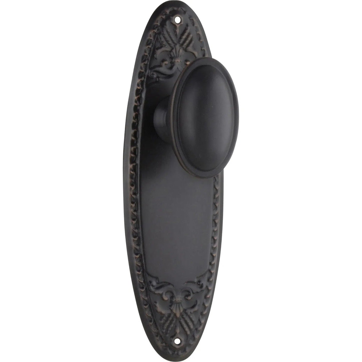 Tradco Door Knob Fitzroy Latch Pair Antique Copper