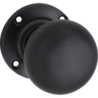 Tradco Door Knob Mortice Victorian Pair Antique Copper