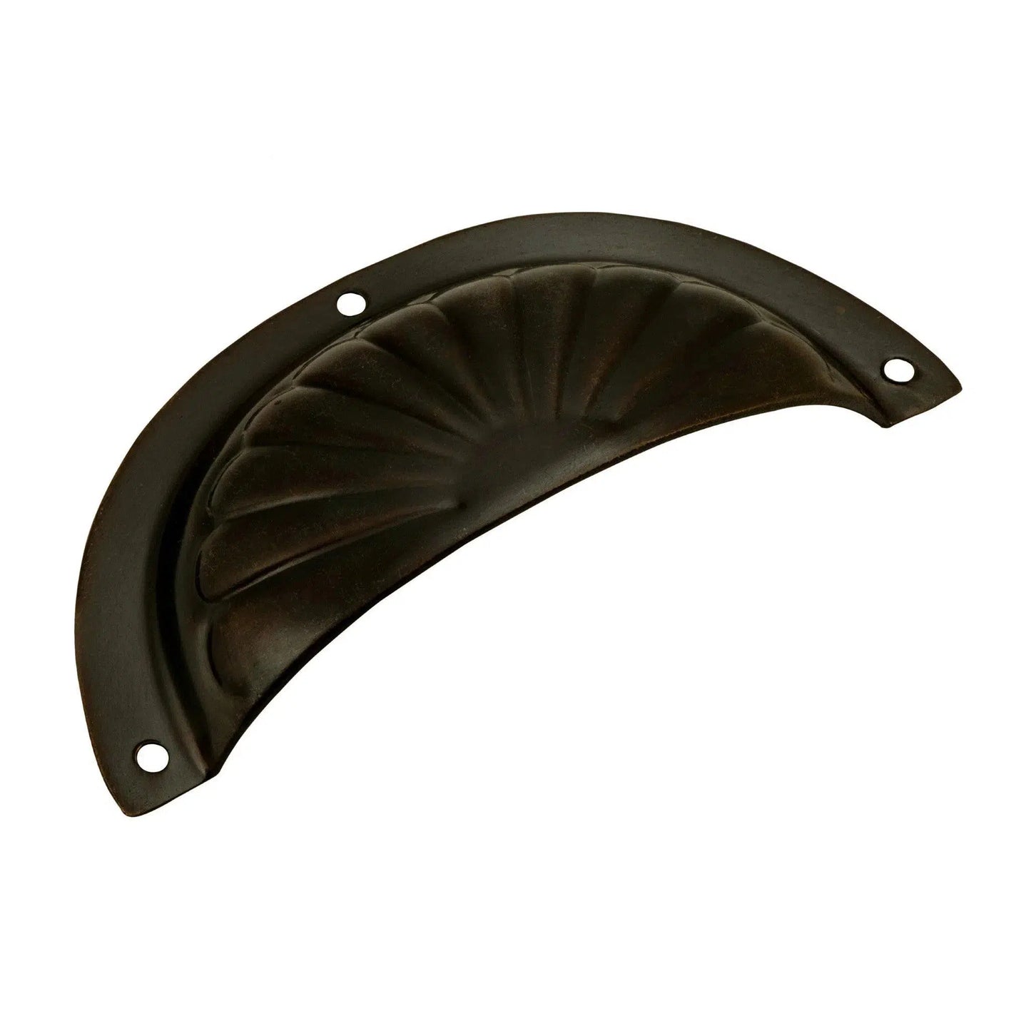 Tradco Drawer Pull Sheet Brass Fluted Antique Brass L97Xh40mm