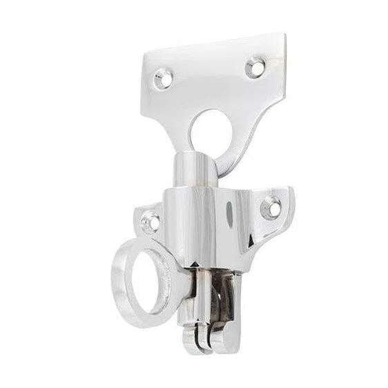 Tradco Fanlight Catch Chrome Plated