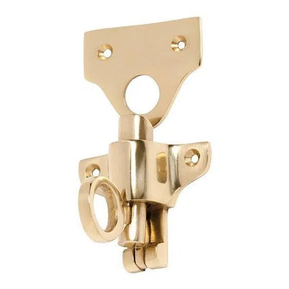 Tradco Fanlight Catch Polished Brass