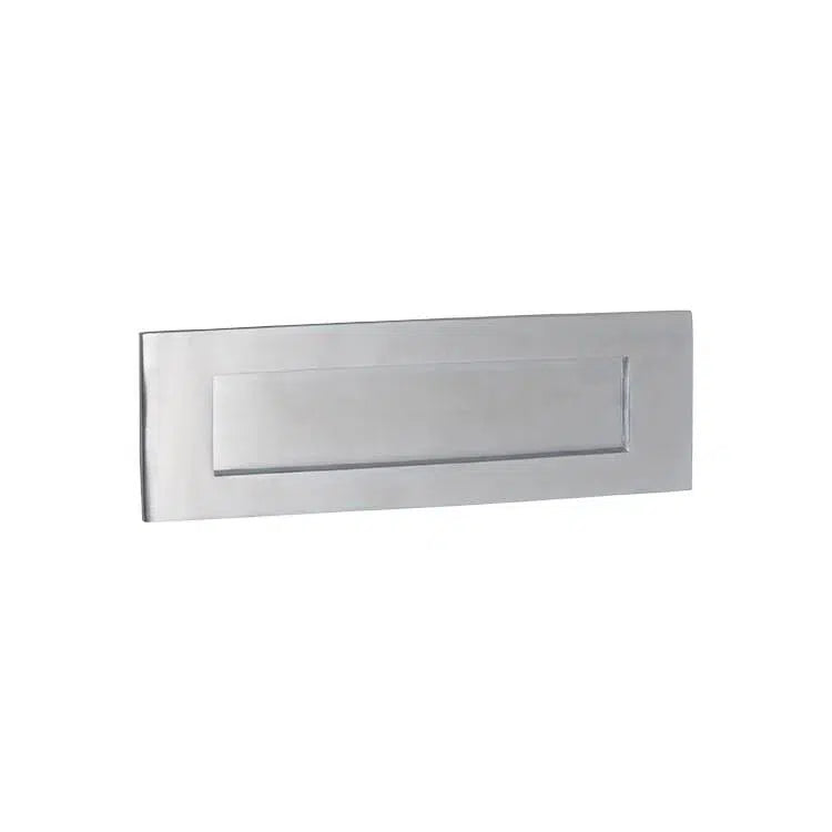 Tradco Letter Plate Satin Chrome H100xW300mm