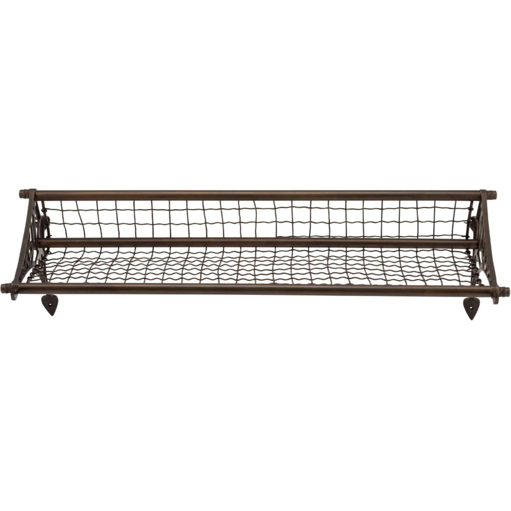 Tradco Luggage Rack NSWR Antique Brass H240xL725xP200mm