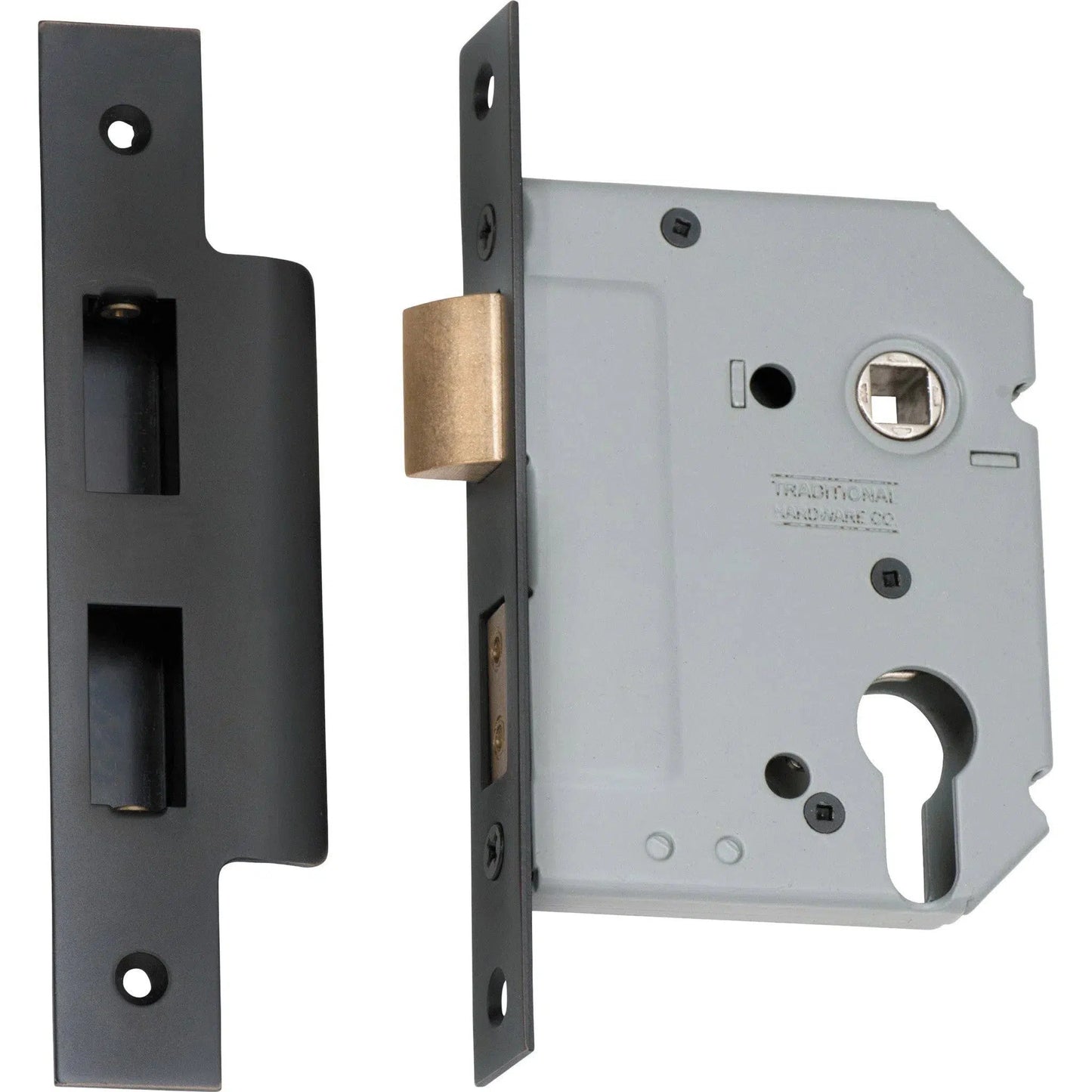 Tradco Mortice Lock Euro Antique Copper CTC47.5mm Backset 57mm