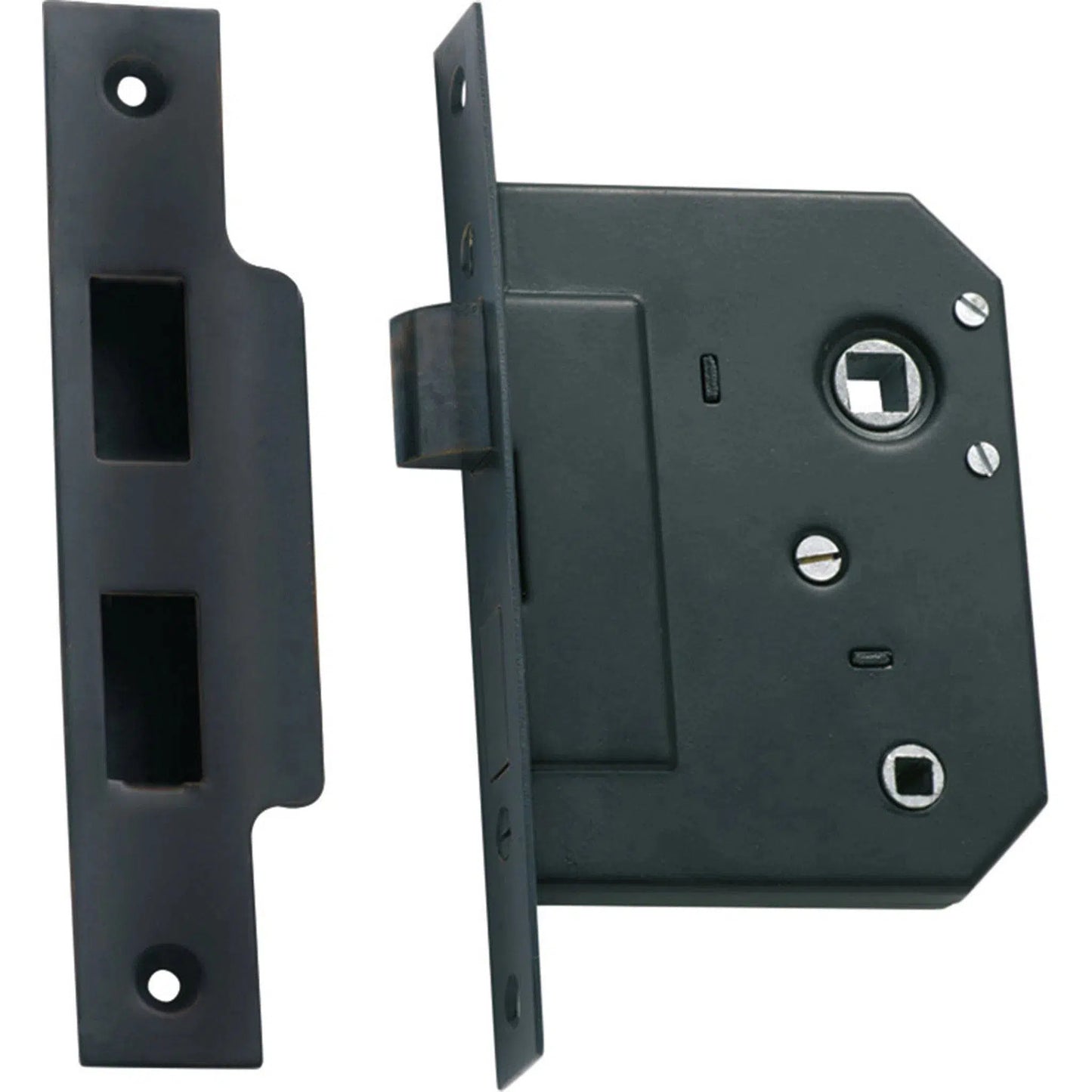 Tradco Mortice Lock Privacy Antique Copper CTC57mm Backset 57mm