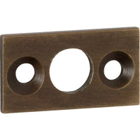 Tradco Plate Keeper Antique Brass Bolt 7.5mm