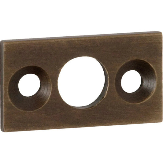 Tradco Plate Keeper Antique Brass Bolt 7.5mm