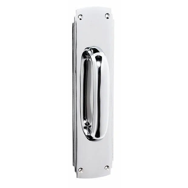 Tradco Pull Handle Art Deco Chrome Plated H240xW60mm