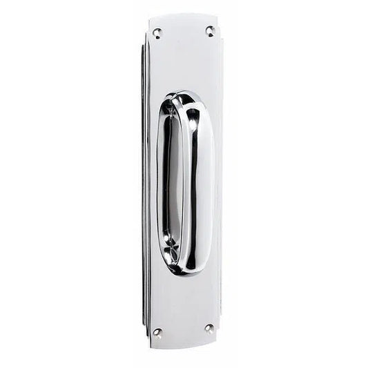 Tradco Pull Handle Art Deco Chrome Plated H240xW60mm