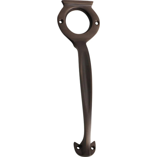 Tradco Pull Handle Cylinder Hole Antique Brass H185xW50xP28mm