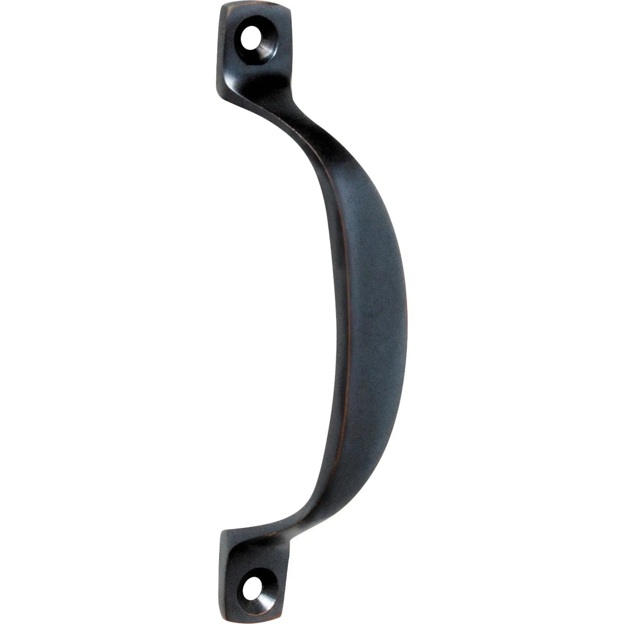 Tradco Pull Handle Offset Antique Copper H100xP20mm