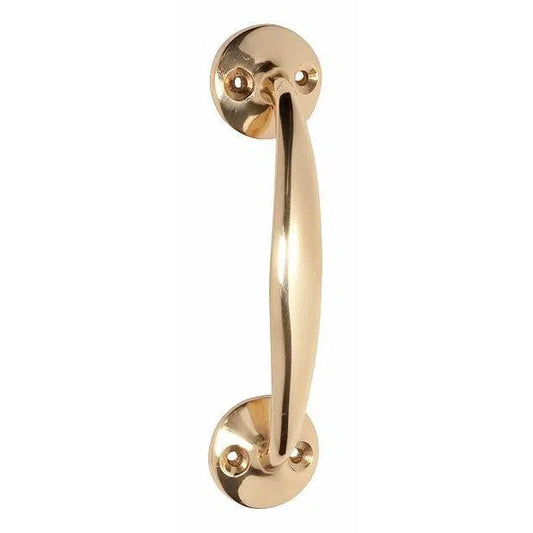Tradco Pull Handle Telephone Polished Brass L110xP30mm