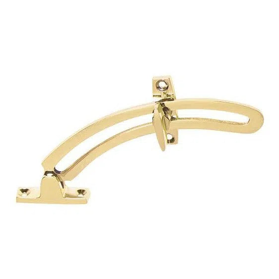 Tradco Quadrant Stay Polished Brass