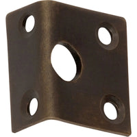 Tradco Right Angle Keeper Antique Brass Bolt 7.5mm