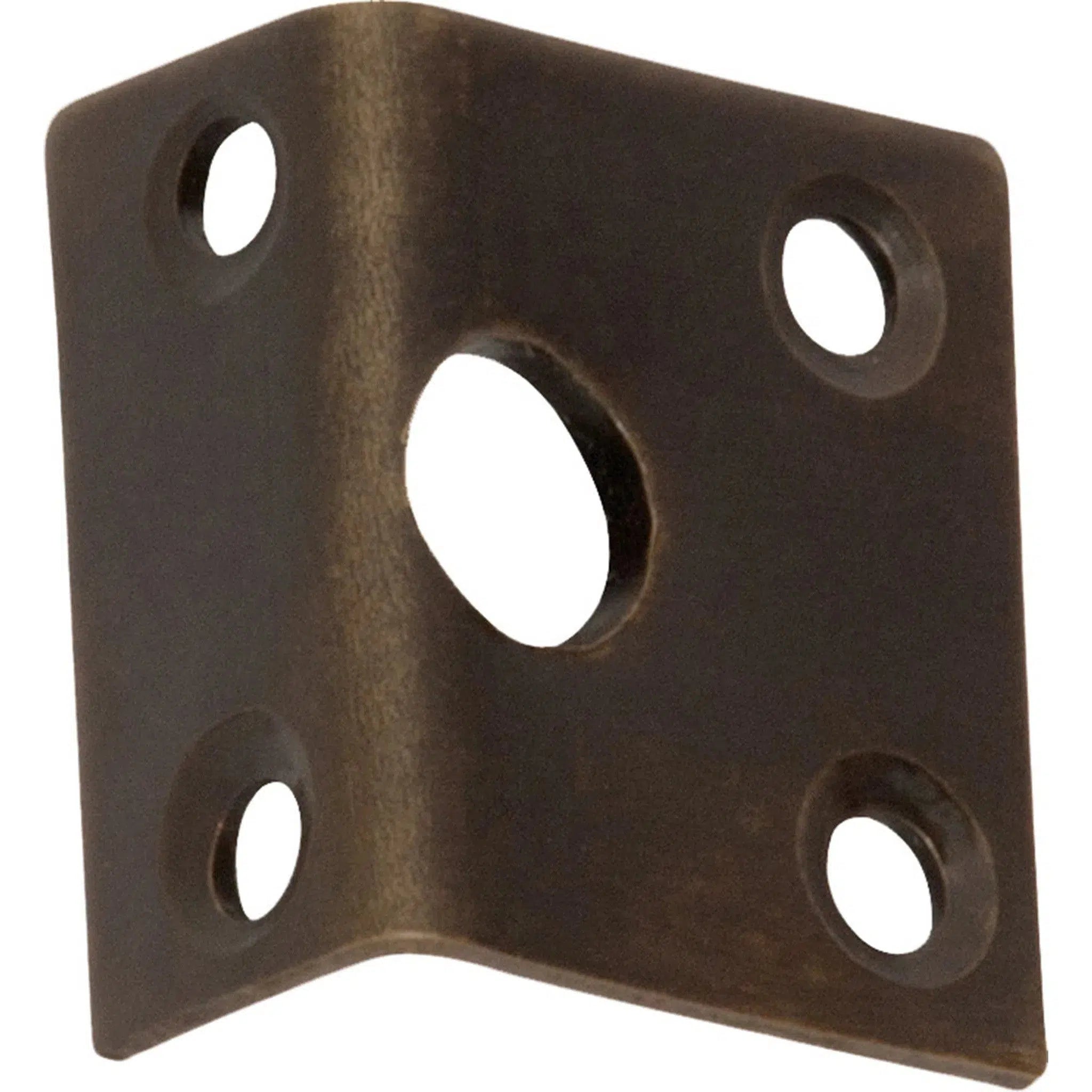 Tradco Right Angle Keeper Antique Brass Bolt 7.5mm