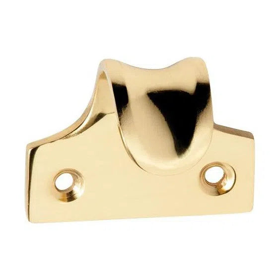 Tradco Sash Lift Dished Polished Brass