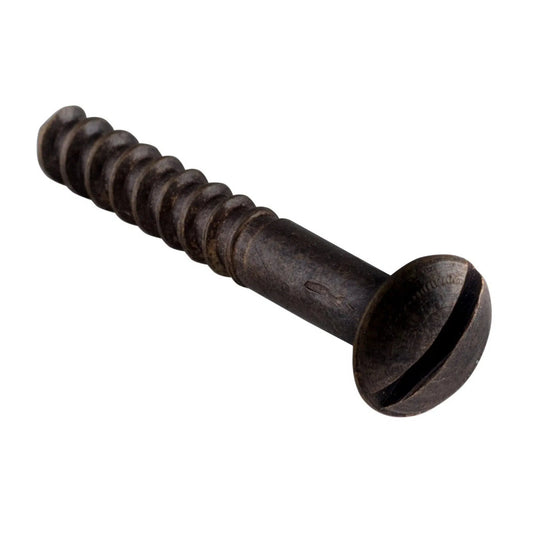 Tradco Screw Domed Head Antique Copper 25mm Pkt 50