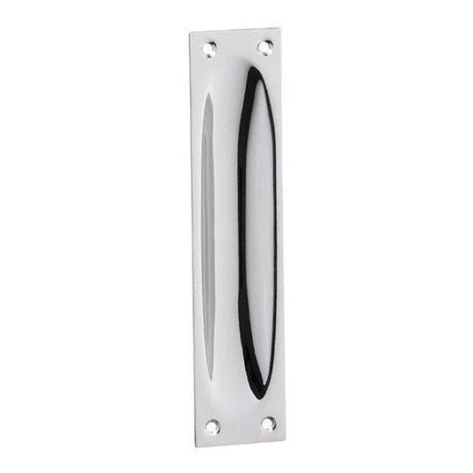 Tradco Sliding Door Pull Classic Large Chrome Plated H140xW32mm