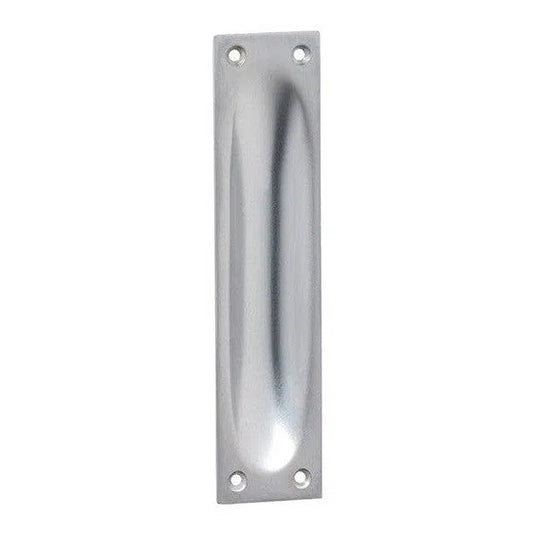 Tradco Sliding Door Pull Classic Large Satin Chrome H140xW32mm