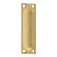 Tradco Sliding Door Pull Classic Small Satin Brass H88xW28mm