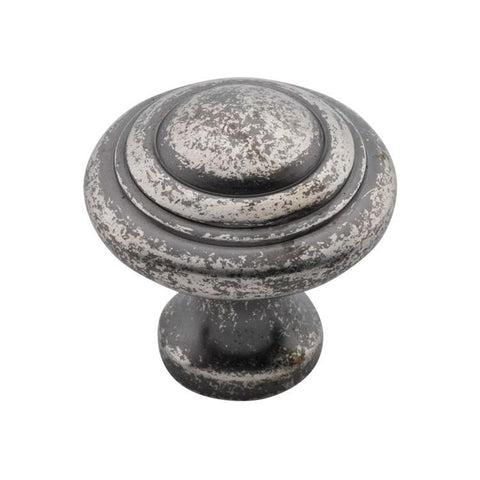 CUPBOARD KNOBS - RUMBLED NICKEL