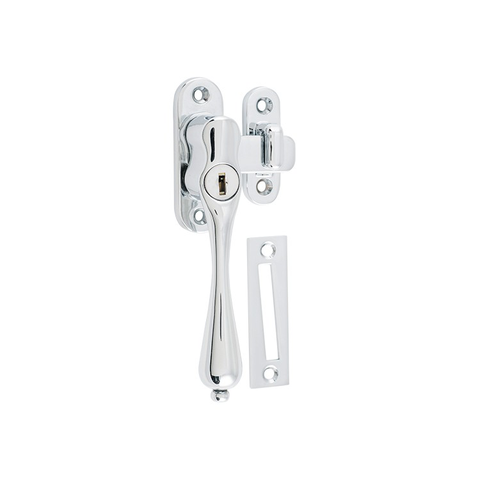 CASEMENT WINDOW FASTENERS - CHROME PLATED
