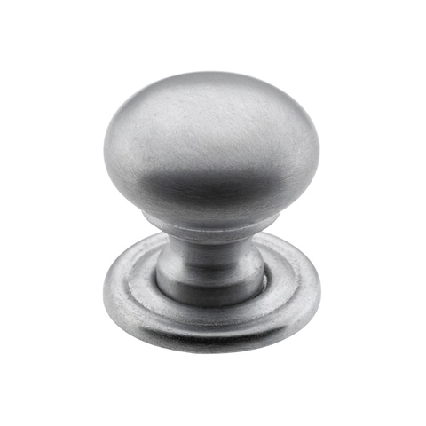 CUPBOARD KNOBS - SATIN CHROME