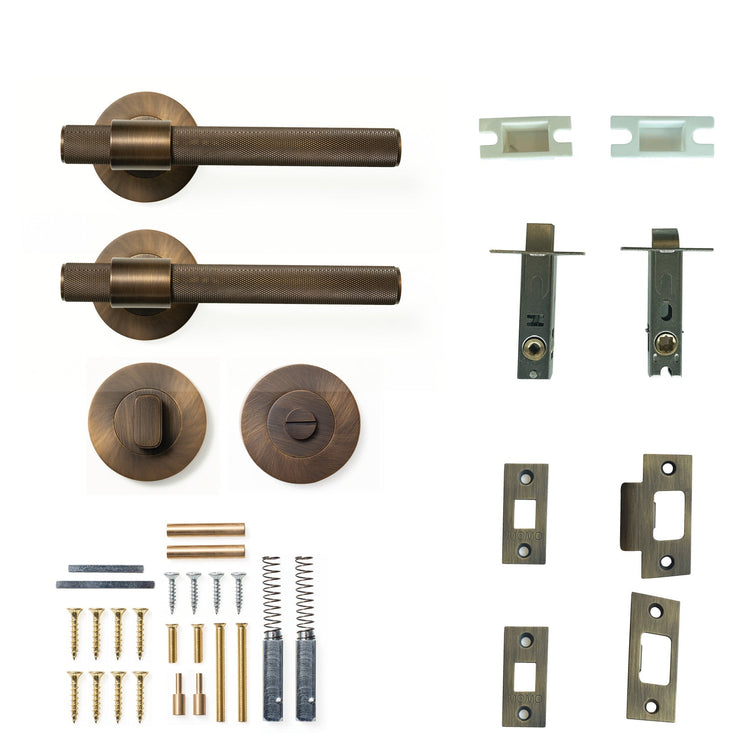 Belgravia Door Handle Kits - Bronze