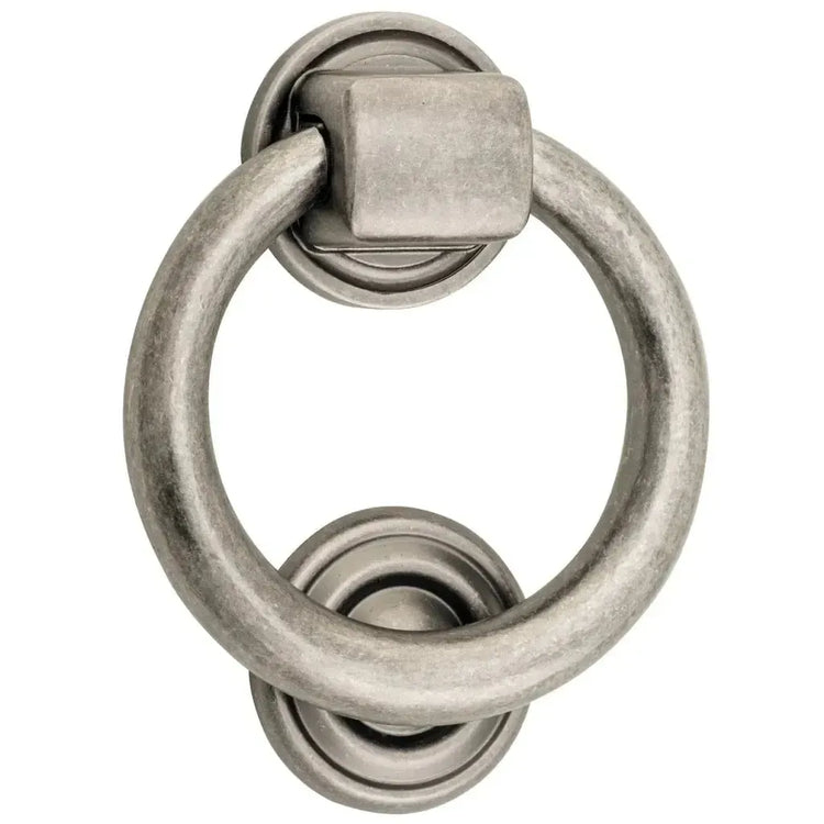 DOOR KNOCKERS - DISTRESSED NICKEL