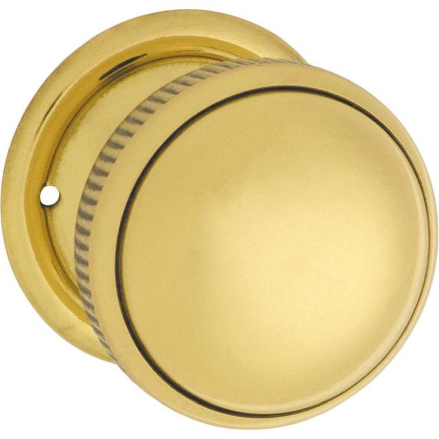 DOOR KNOBS - UNLACQUERED POLISHED BRASS