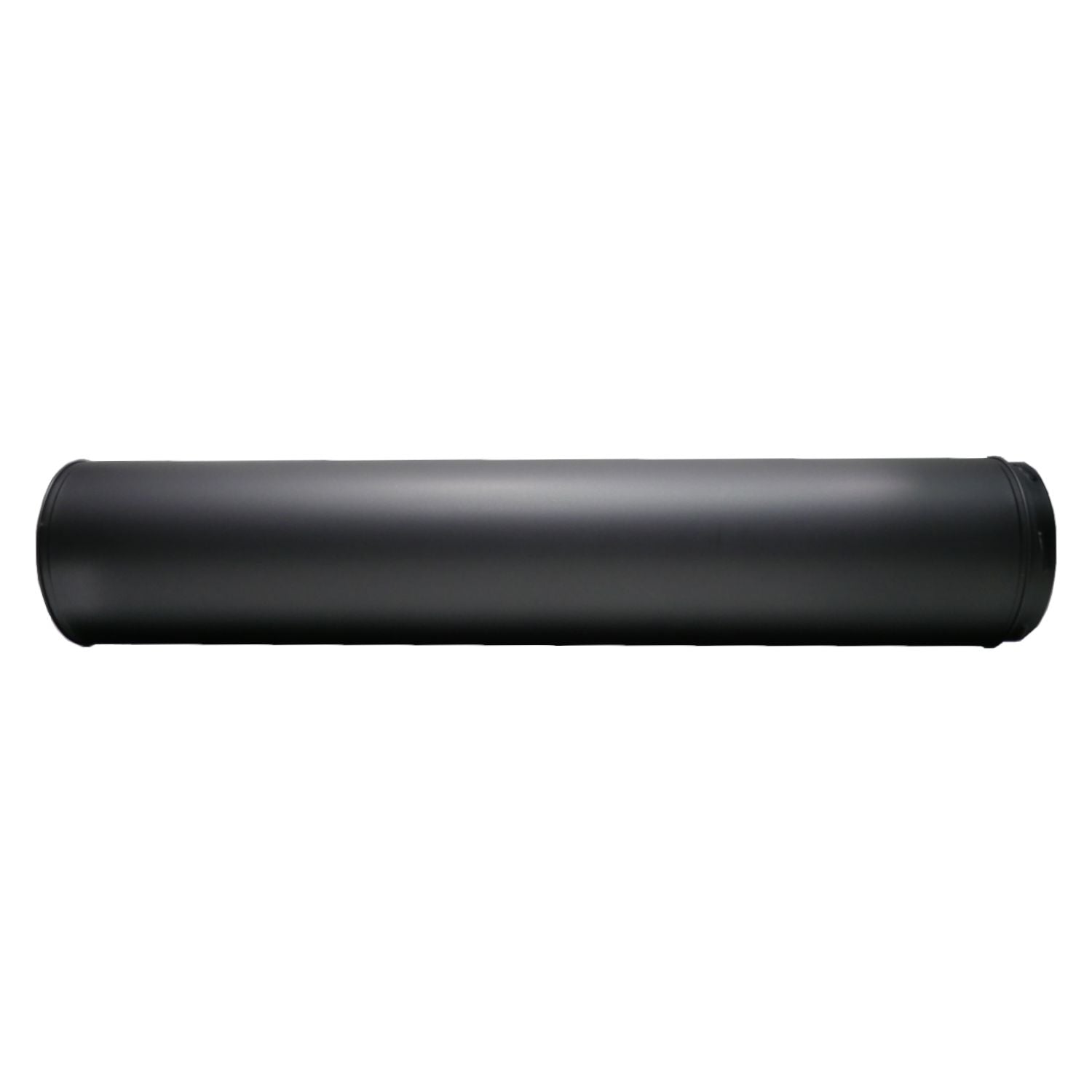 10" Fully Insulated 1000mm Straight Pipe - Black