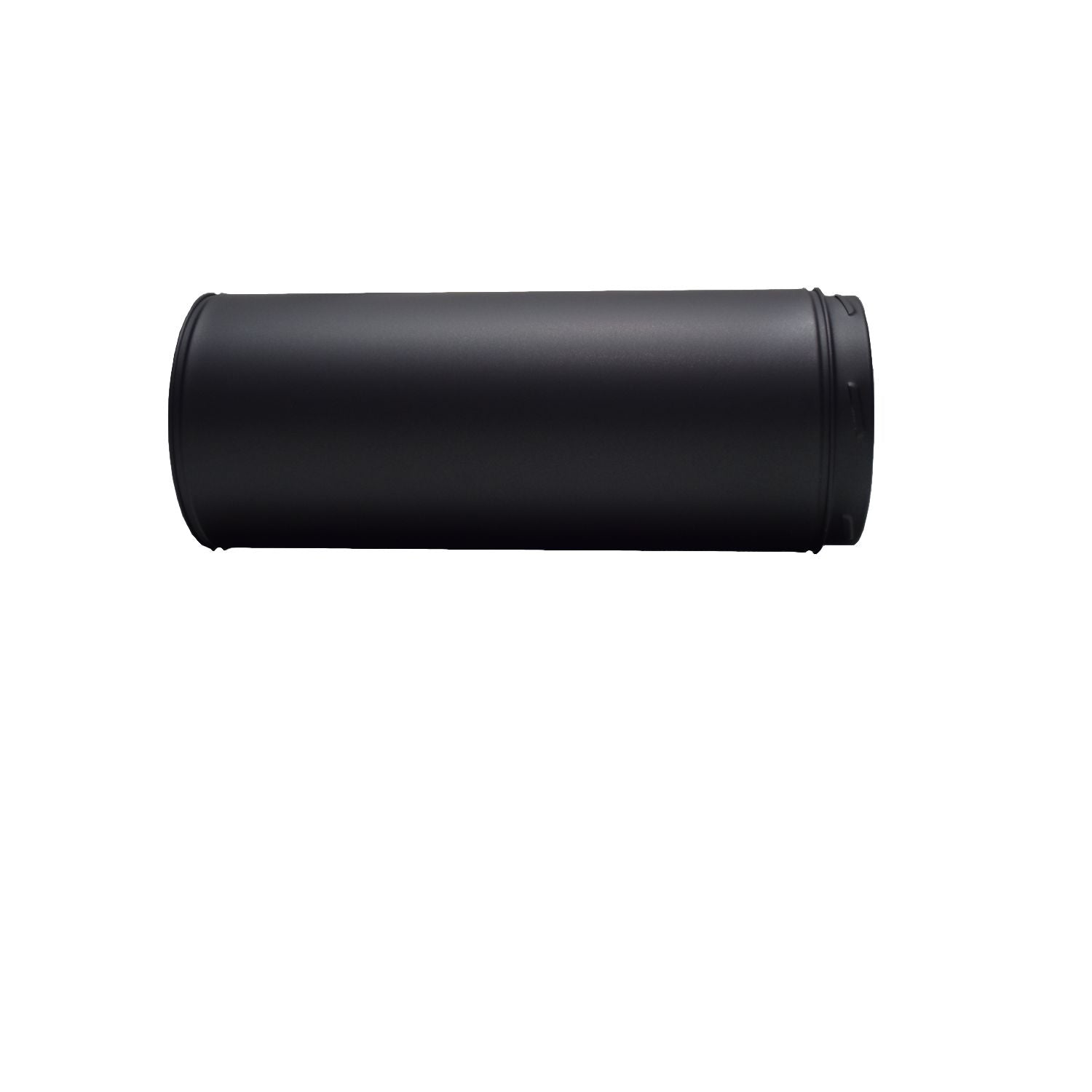 10" Fully Insulated 100mm Straight Pipe - Black