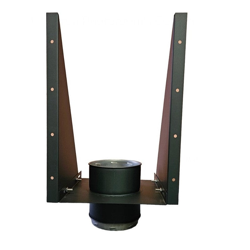 5" Base-Wall Support - Black
