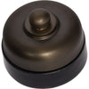 Tradco Dimmer LED Black Porcelain Base Antique Brass