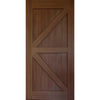 Barn Door 2 Panel British Brace