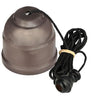 Ceiling Switch (250V 10A) Black Cord & Matt Non Relieved Bronze Cover